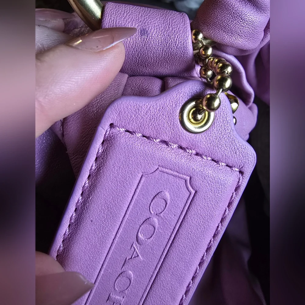 Coach Parker Y2K Lilac Shoulder Bag